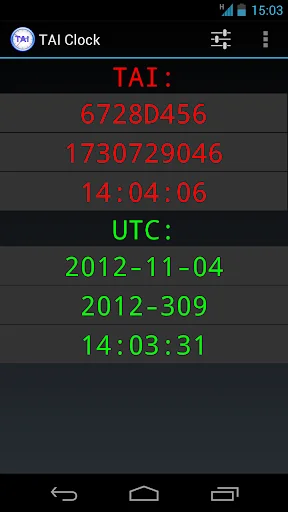 TAI Clock and Converter