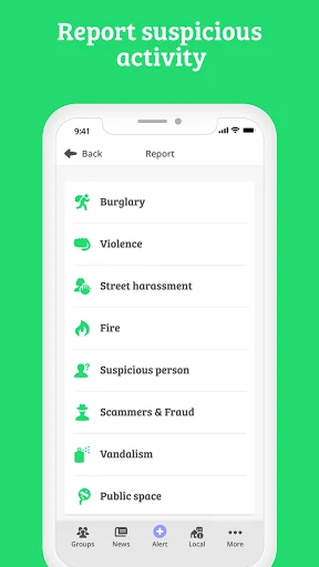 WeAlert – safer neighborhoods