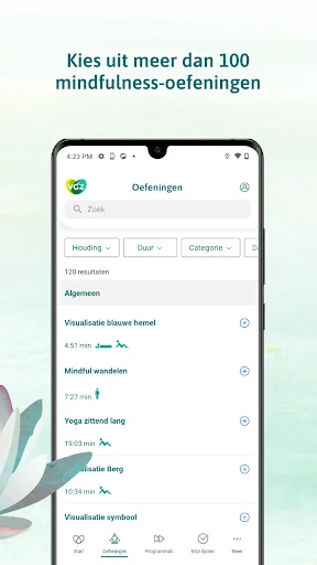 VGZ Mindfulness Coach screenshot 2