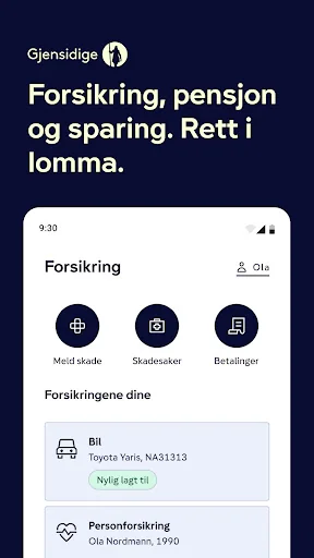 Gjensidige screenshot 1
