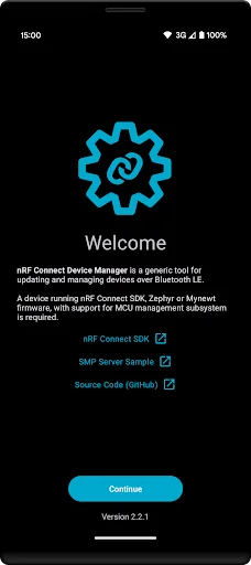 nRF Connect Device Manager