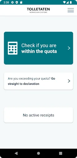 Norwegian Customs App
