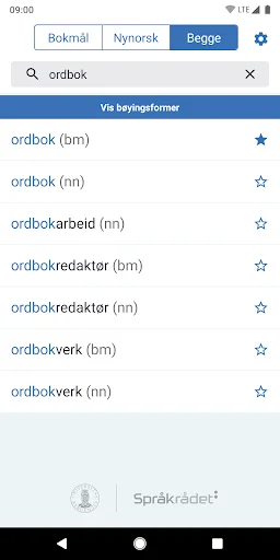 Ordbøkene