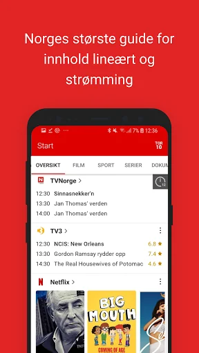 VG TV-Guiden - streaming & TV