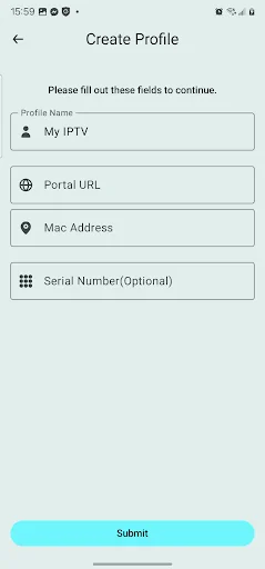 IPTV Stalker Player screenshot 2