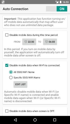 Auto Connection