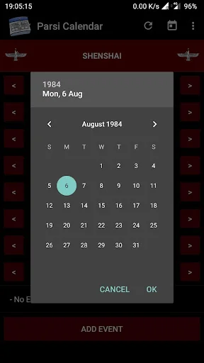 Parsi Calendar screenshot 2