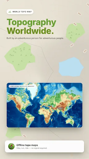 World Topo Map