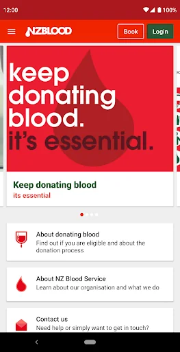 NZ Blood Service Donor App