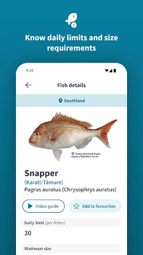 NZ Fishing Rules screenshot 1