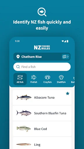 NZ Fishing Rules screenshot 2