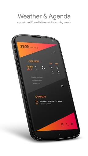 Oblique [KLWP] screenshot 2