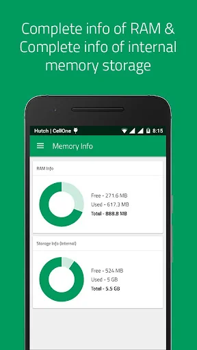 Memory Info (RAM, ROM Internal screenshot 4