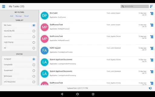 Oracle Process Mobile