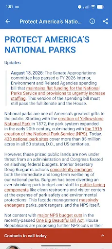 5 Calls: Contact Your Congress screenshot 2