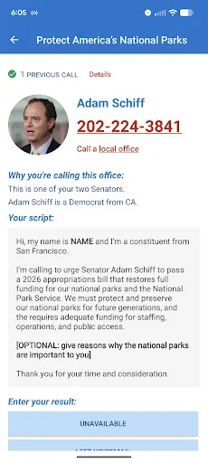 5 Calls: Contact Your Congress screenshot 4
