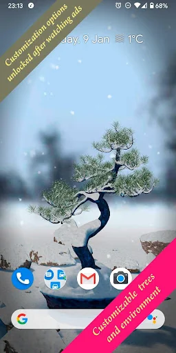 Bonsai 3D Live Wallpaper screenshot 3