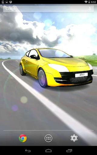 3D Car Live Wallpaper screenshot 1