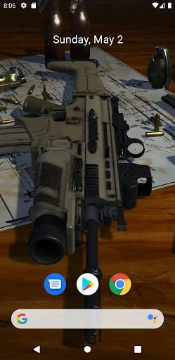 3D Guns Live Wallpaper screenshot 1