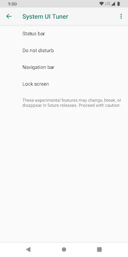 SystemUI Tuner Shortcut