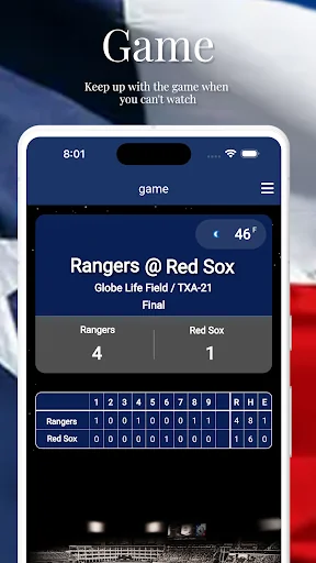 Texas Baseball - Rangers screenshot 2