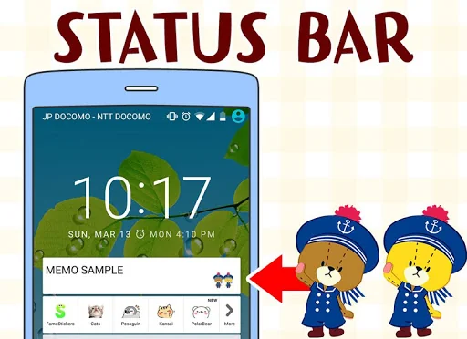 Memo pad TINY TWIN BEARS notes screenshot 2