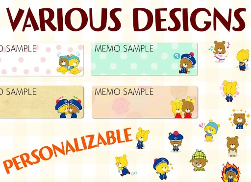 Memo pad TINY TWIN BEARS notes screenshot 3