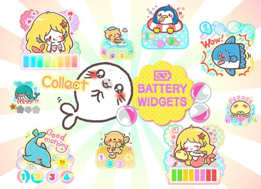 Cute characters in the sea screenshot 1