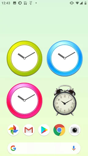 Analog clocks widget – simple screenshot 4