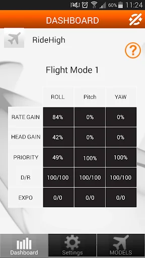 Spektrum AS3X Programmer screenshot 1