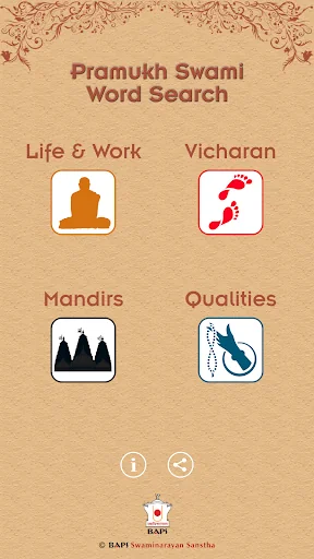 Pramukh Swami Word Search screenshot 1