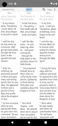 Parallel Plus® Bible-study app