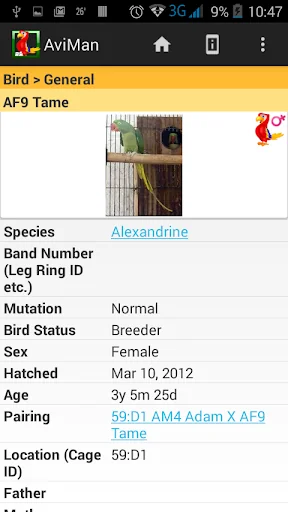 AviMan: Aviary Management App screenshot 4