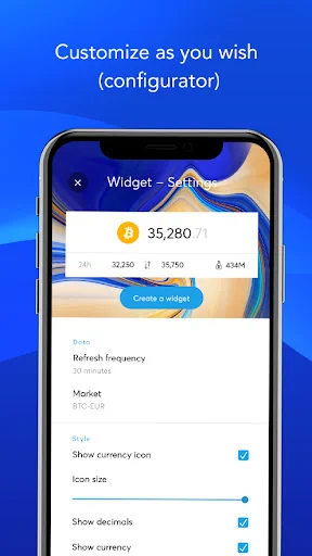 Crypto Widget - zondacrypto