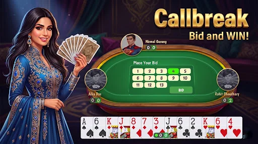 Callbreak Online: Card Games screenshot 1