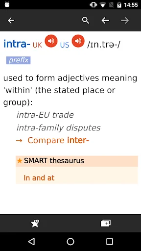 Cambridge English Dictionary screenshot 2