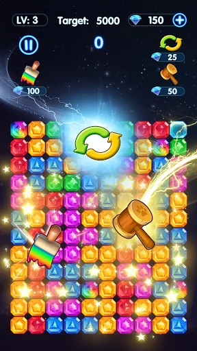 Pop Stone 2 - Match 3 Game screenshot 2