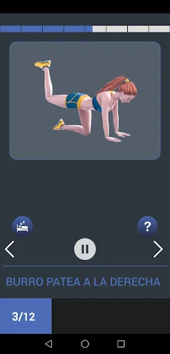 Ejercicio de glúteo y piernas