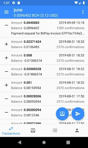 Electron Cash wallet for BCH screenshot 1