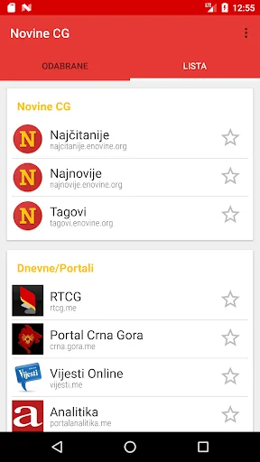Novine CG