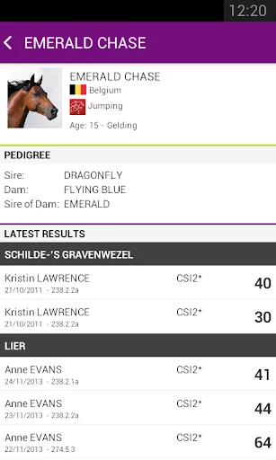 FEI SportApp screenshot 3