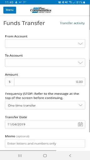 Fox Communities Credit Union screenshot 3