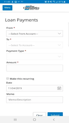 Fox Communities Credit Union screenshot 4