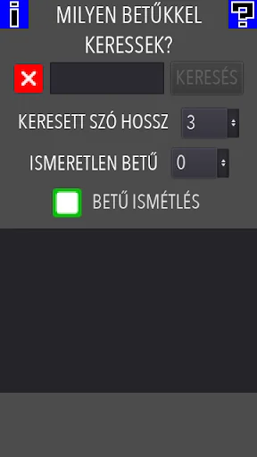 Szó kereső - Anagram