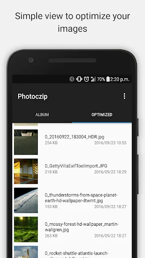 Photoczip - compress resize