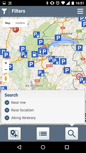 TRANSPark truck parking areas