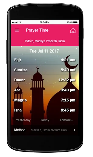 Prayer Time: Namaz adhan times