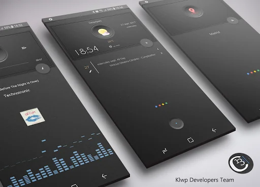 Carbono 13 XIU for Kustom/Klwp