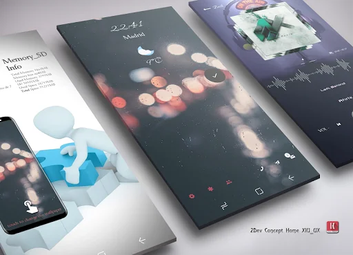 2Dev Concept Home UX for klwp