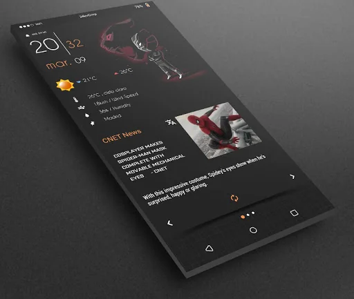 Gray Bloom XIU for Kustom/klwp screenshot 4